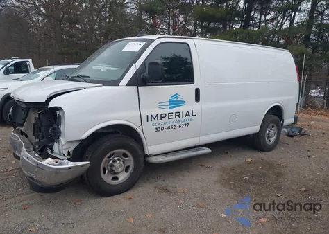 2023 Chevrolet Express Cargo Rwd 2500 Regular Wheelbase Wt from USA, damaged, VIN 1GCWGAFP5P1230752